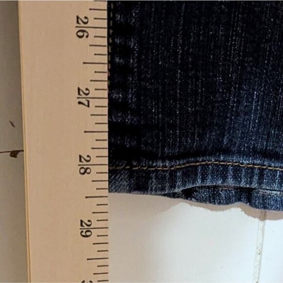 Old Navy Jeans Womens 20 Blue The Sweetheart Mid Rise Bootcut Dark Wash Denim - Picture 7 of 8